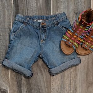 Carter's girls denim shorts size 6
